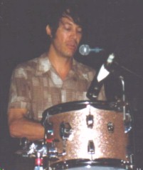 nic on drums